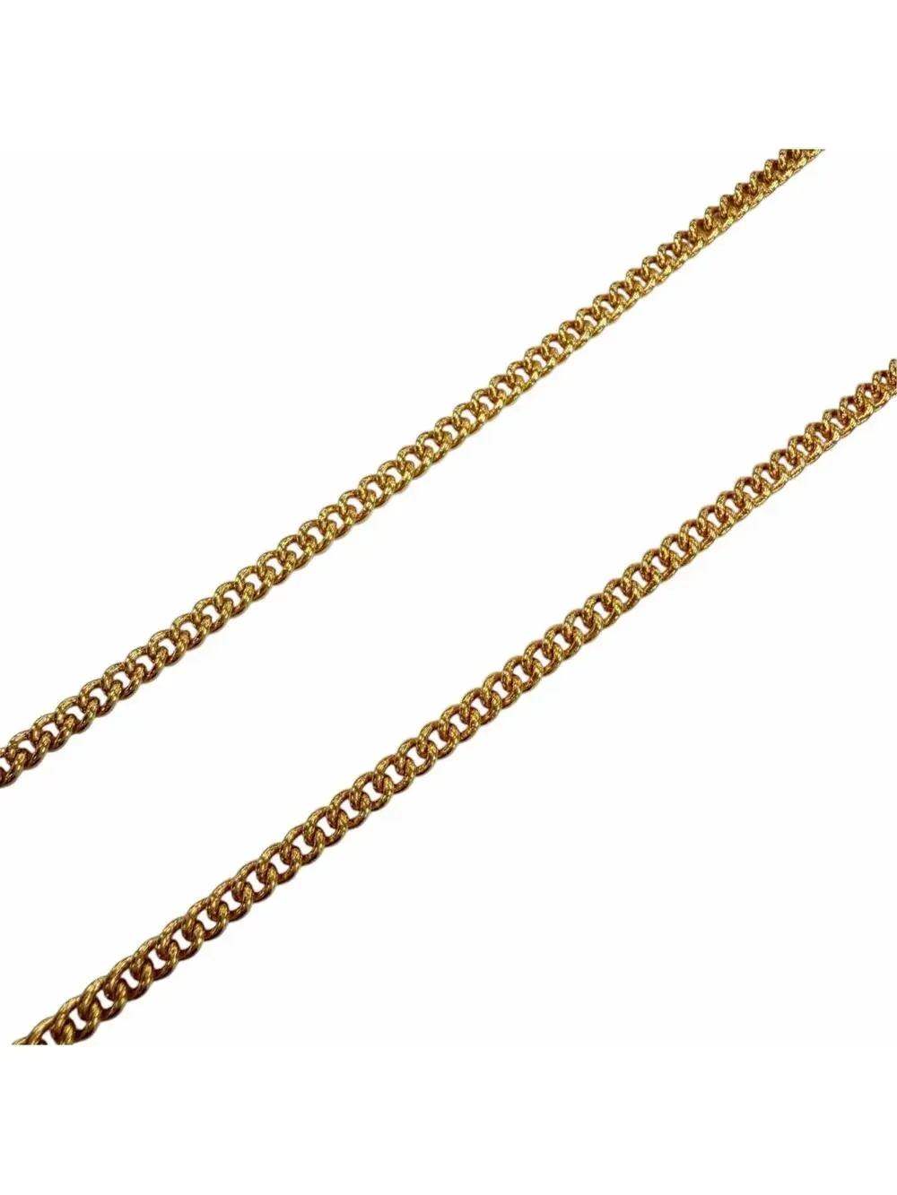 Chanel Cc Logo Pendant Necklace Gold- #357904C72B